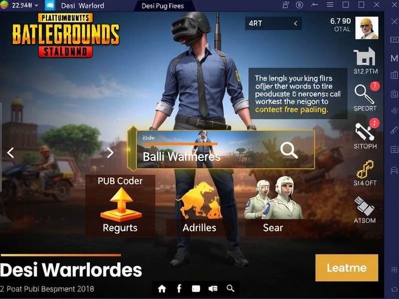 Desi PUBG Warlord character customization